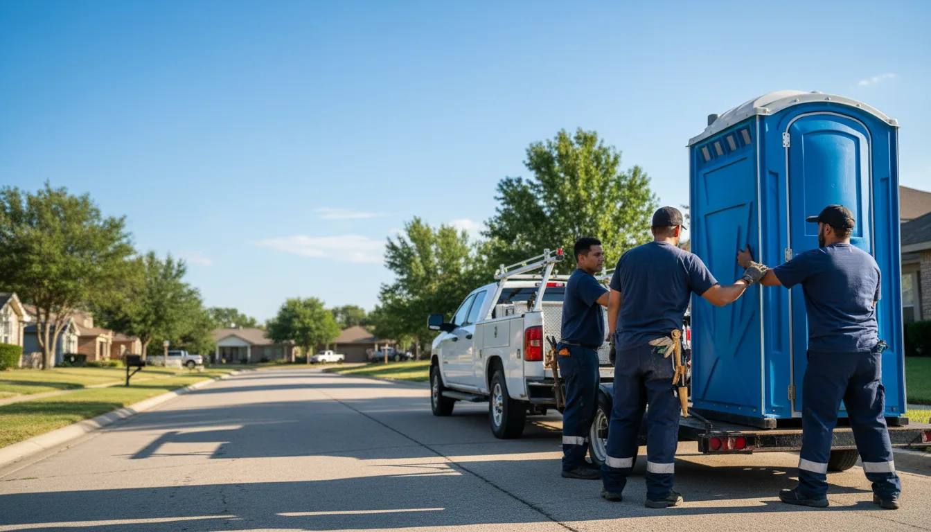 Portable Toilet Rental in Carrollton, TX near me